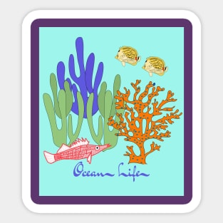 Ocean Life Sticker